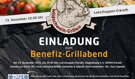  Im Wildschwein-Grillen haben die Mettmanner Rotarier jahrelange Übung.