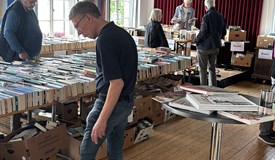 Aus einem riesigen Angebot konnten die Besucher des Bücherbasars auswählen.