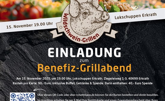  Im Wildschwein-Grillen haben die Mettmanner Rotarier jahrelange Übung.